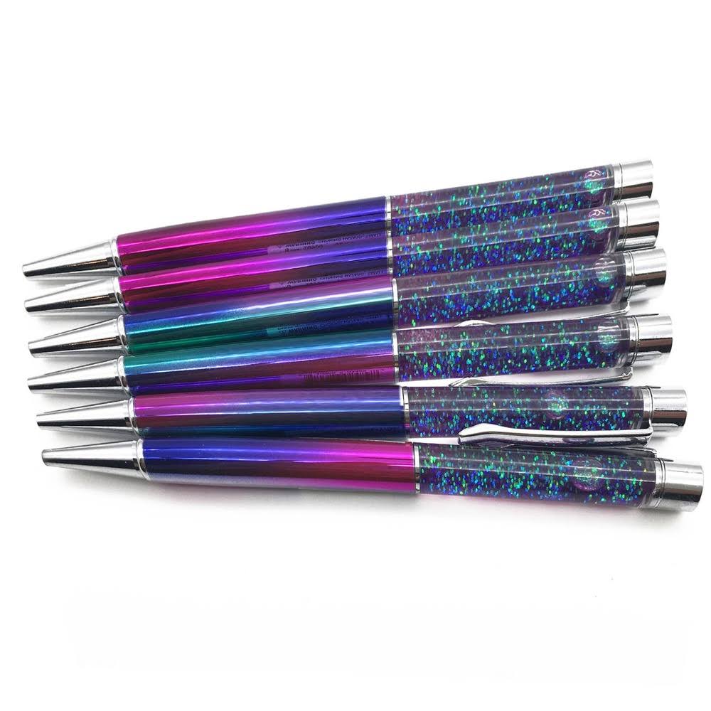 Single Liquid Glitter Pen, Rainbow