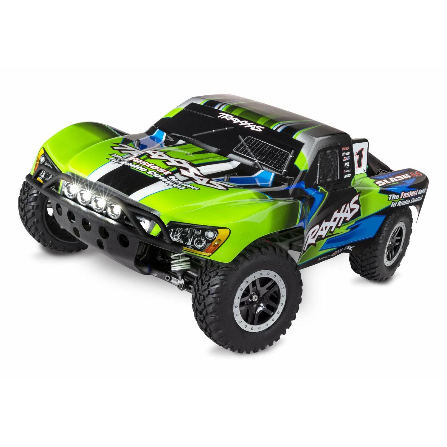 Traxxas Slash 4X4 1/10 4WD XL-5 RTR Short Course Truck No battery or Charger. Green