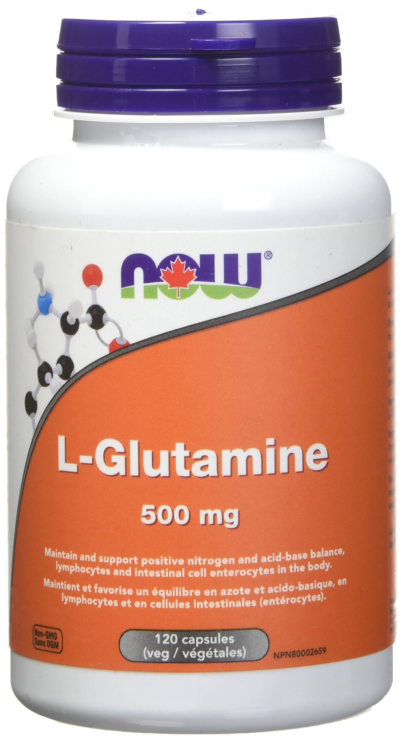 Now L-glutamine Supplement - 120ct