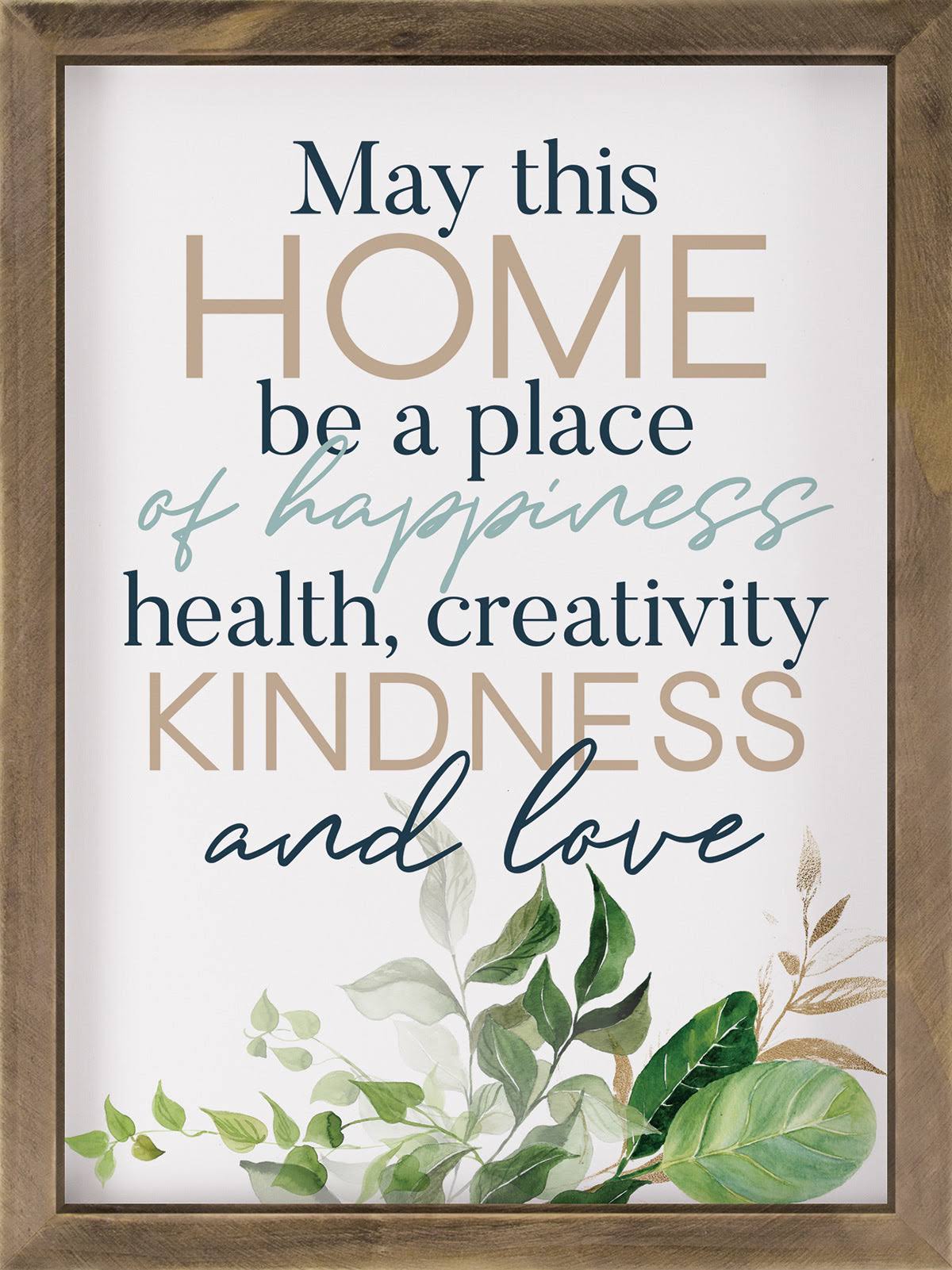 *May This Home Be A Place of Happiness, Health Framed Art