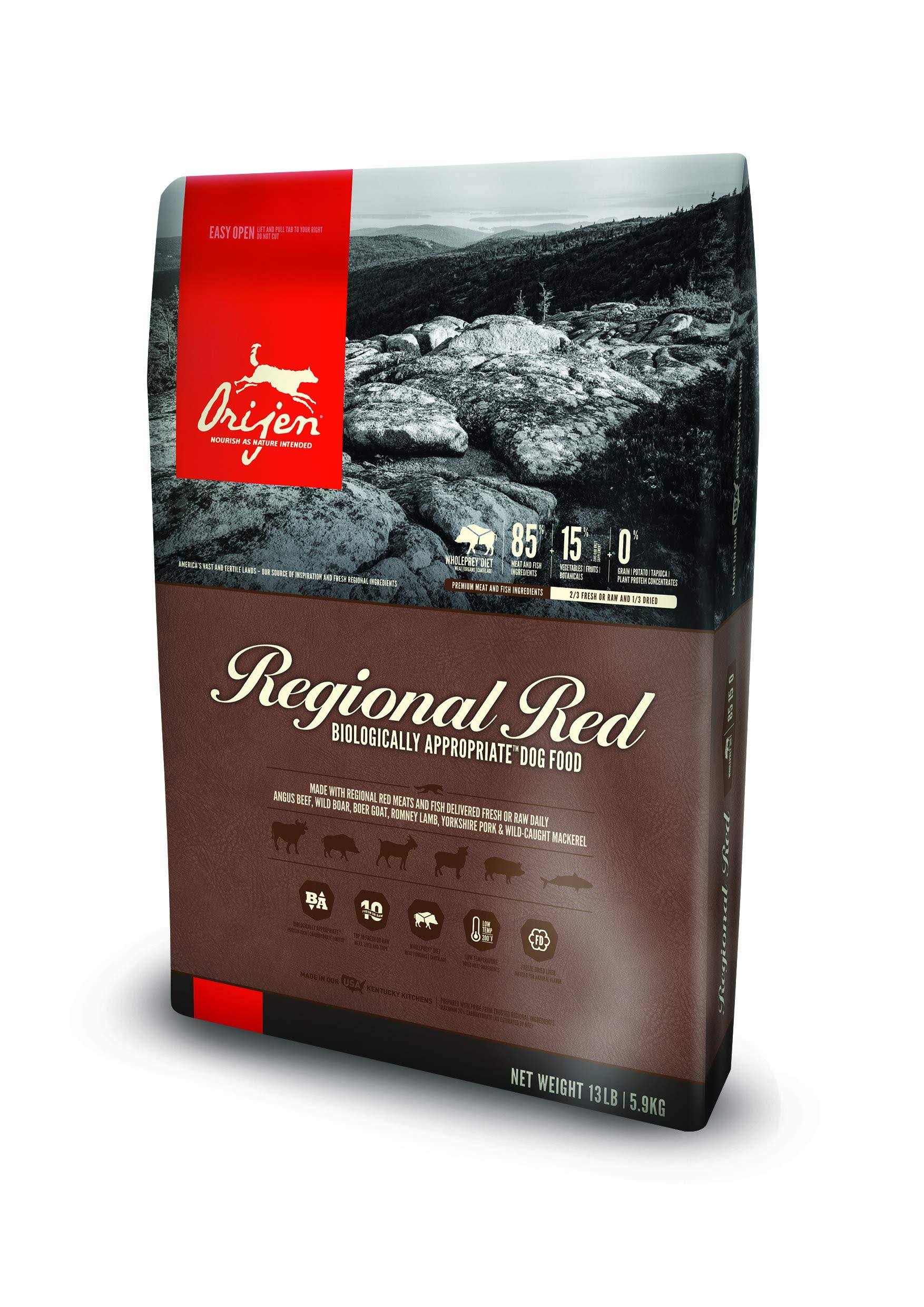 Orijen Regional Red Dry Dog Food, 13 lb