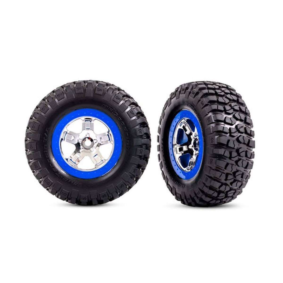 Traxxas Front Tires & Wheels, Assembled, Glued TRA5869A