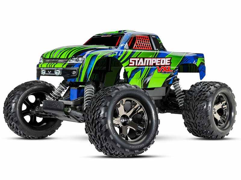 Traxxas Stampede VXL with Lights - Green
