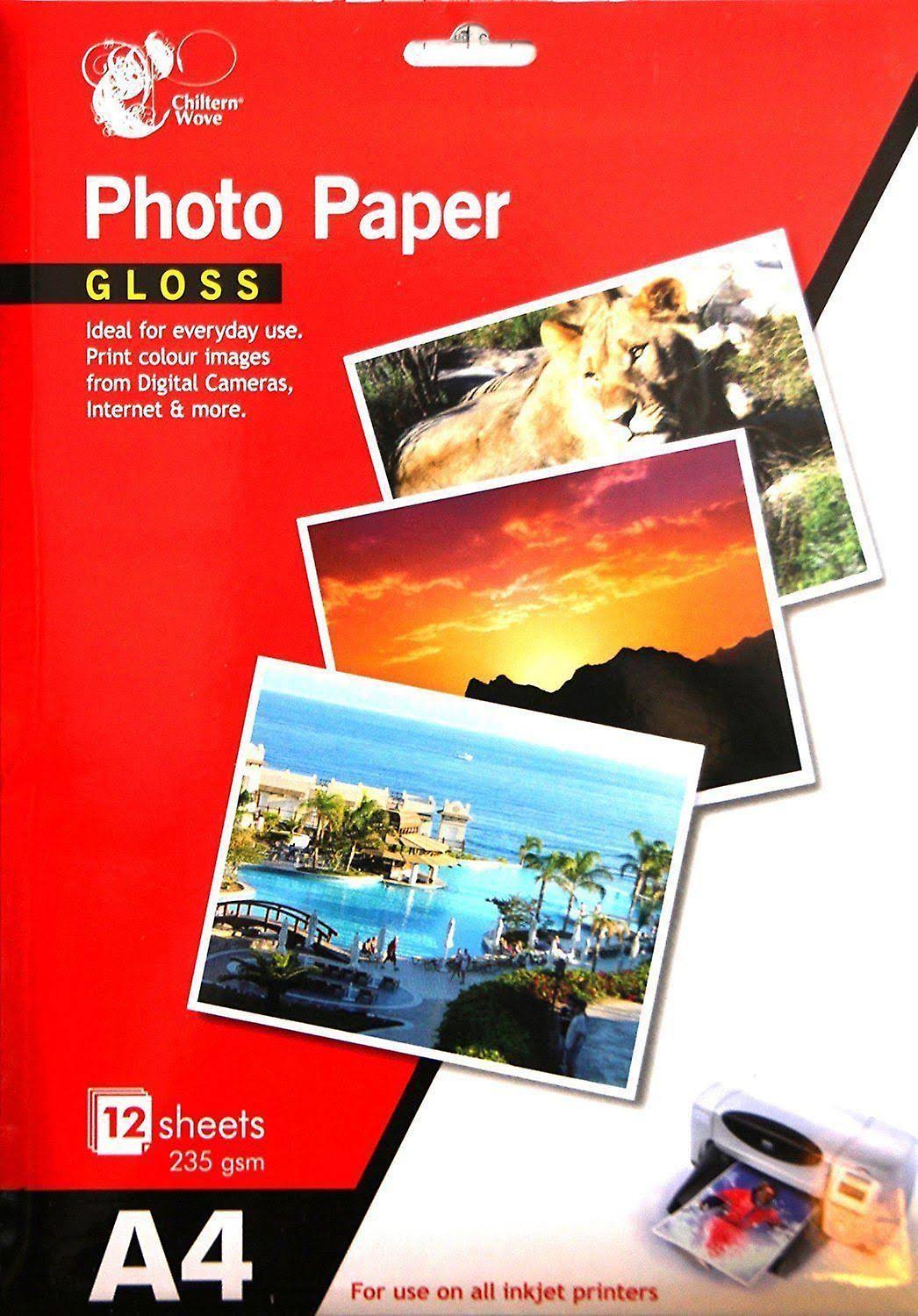 Pack of 8 A4 Glossy Photo Paper Sheet