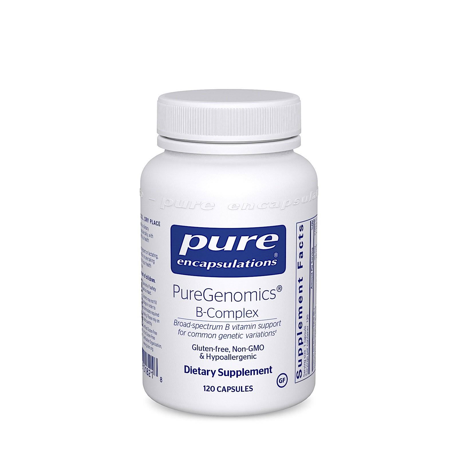 Pure Encapsulations - PureGenomics B-Complex - 120 Capsules