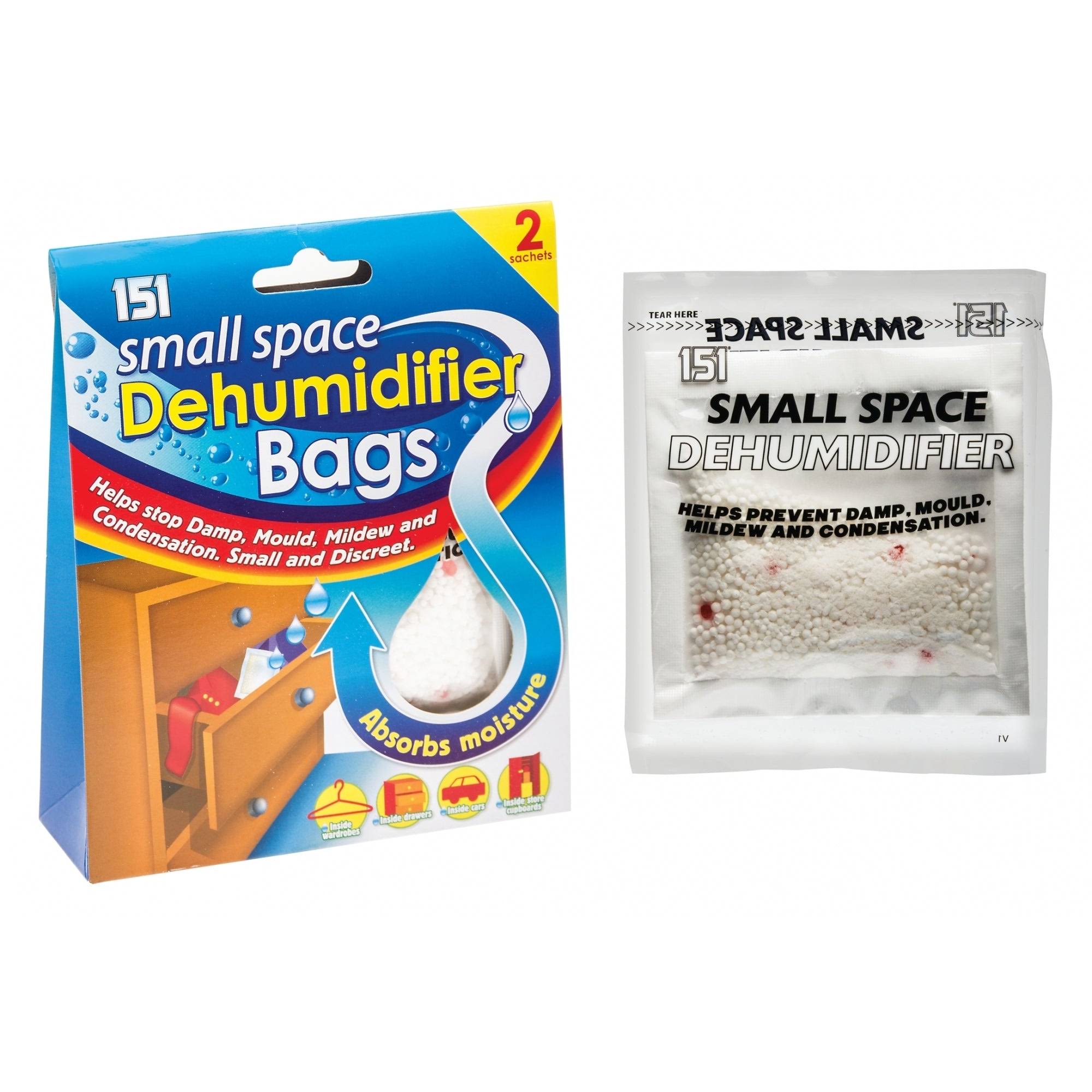 2 x 151 Small Space Dehumidifier Bags