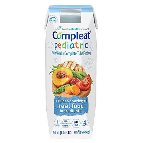 Compleat Pediatric 1 Cal Formula Drink - Unflavored, 250ml, 44pk