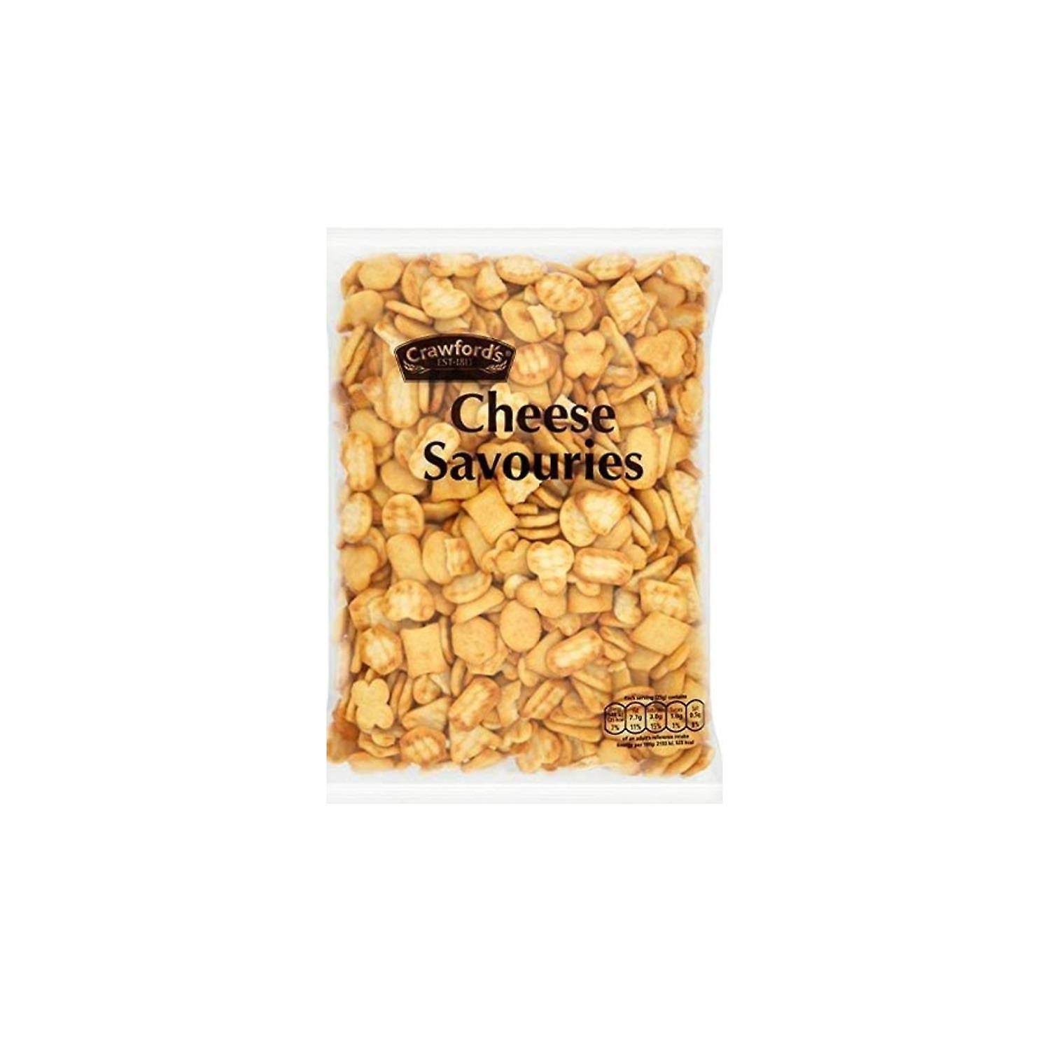 6 x Crawfords Cheese Savouries (300G) - Cheesy Snacks - Cheese nibbles