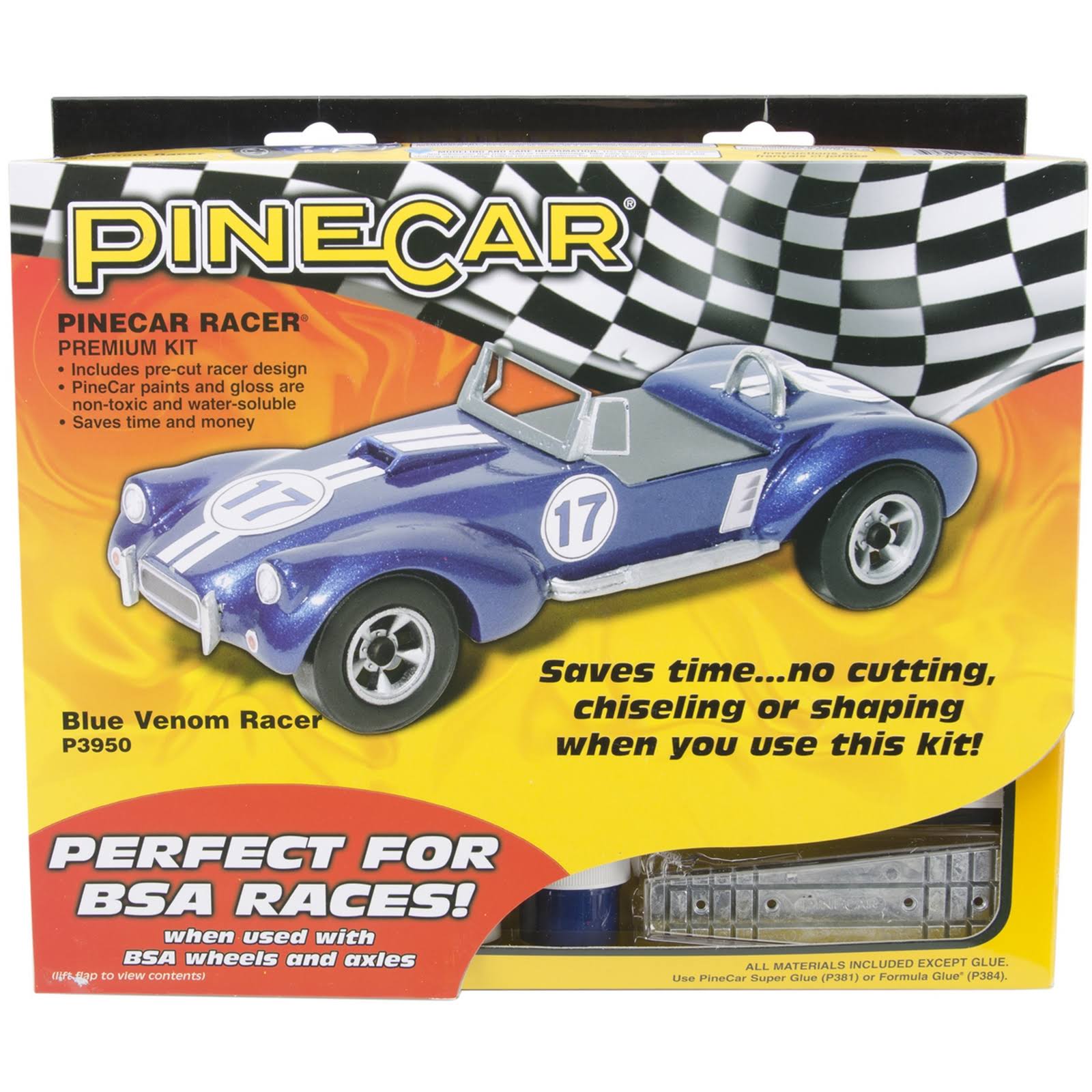 Pine Car Premium Racer Kit - Blue Venom