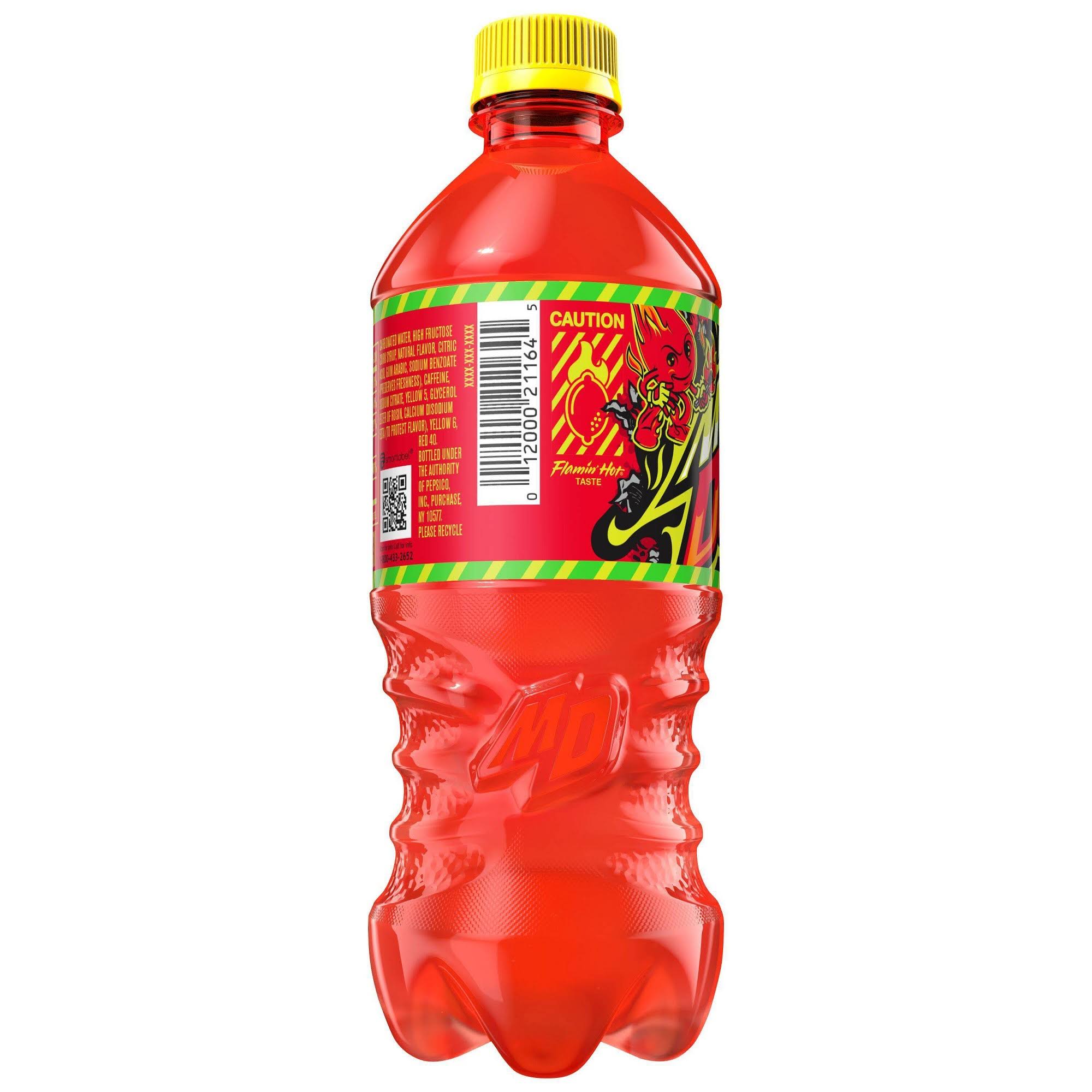 Mountain Dew Flamin Hot Bottle 591 ml
