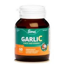 Sona Garlic and Vitamin C - Size-60 Tablets