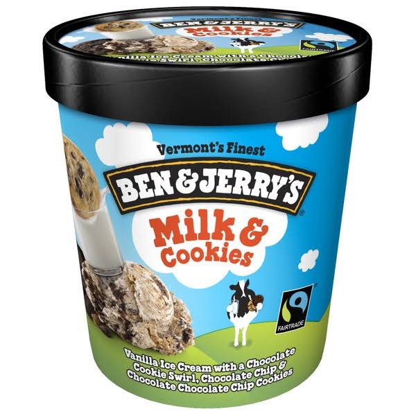 Ben & Jerry's Ice Cream - Milk and Cookies