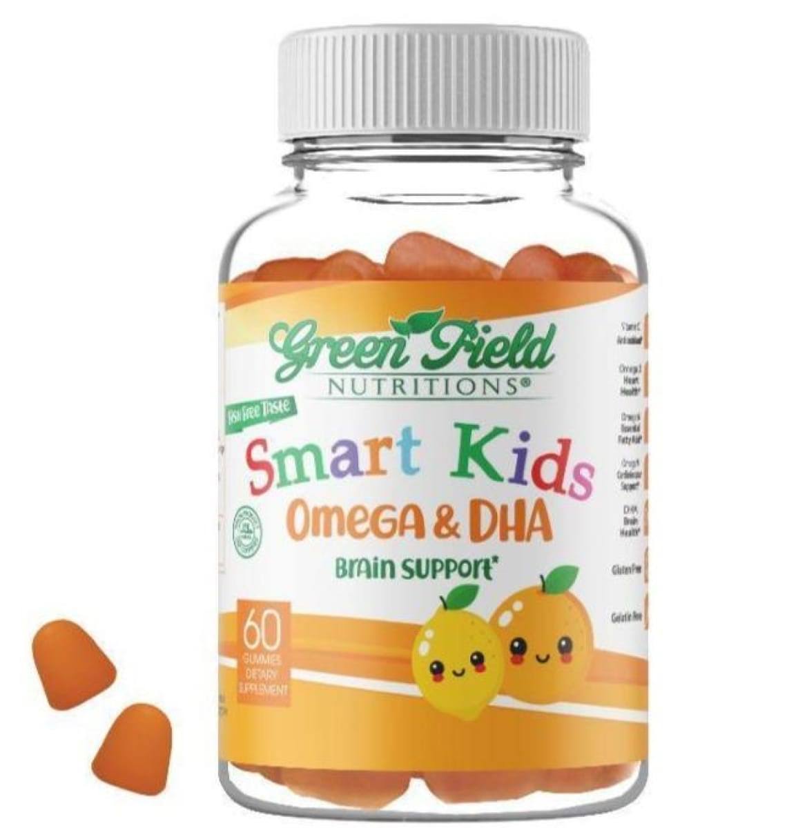 Omega with DHA Gummies for Kids - Greenfield Nutritions