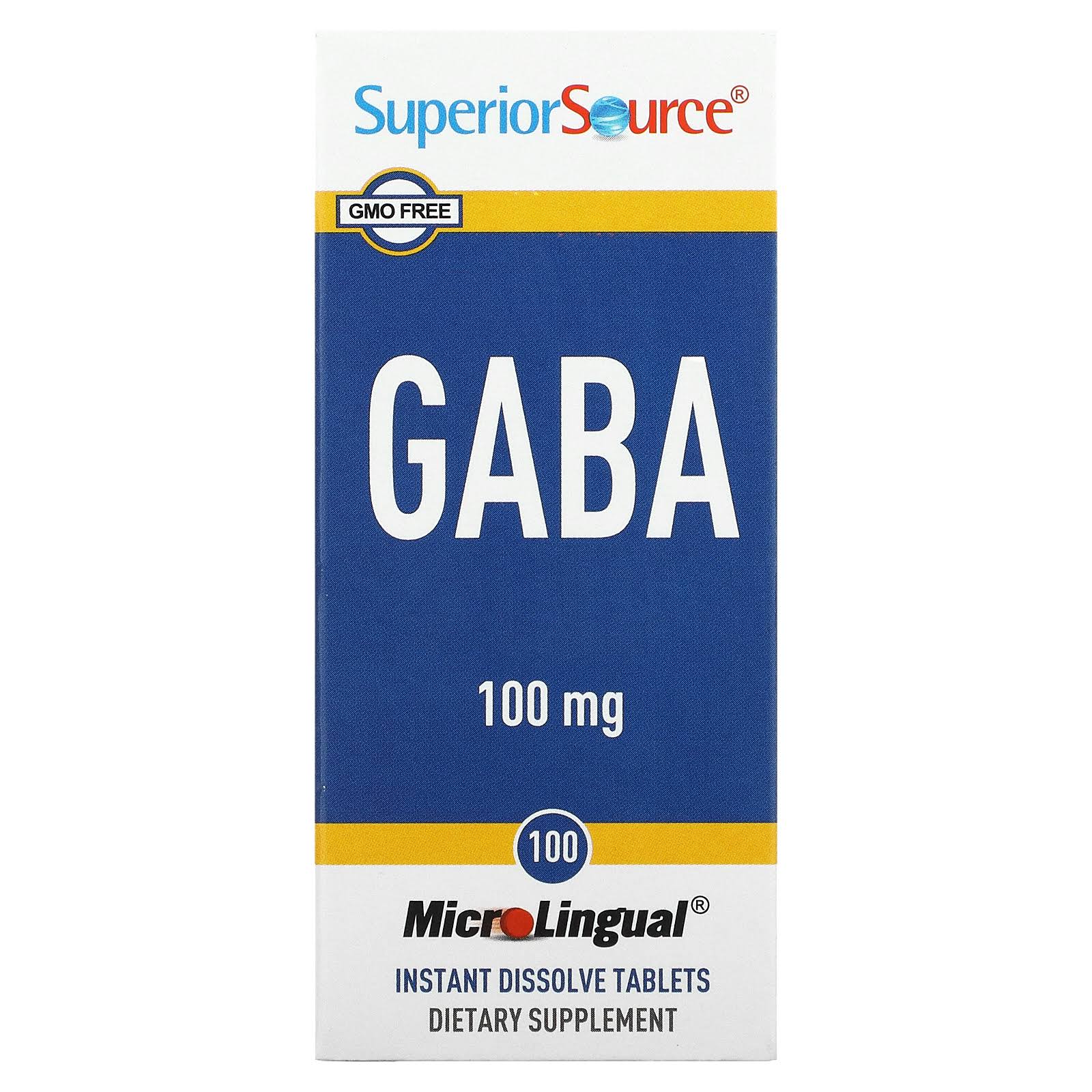 Superior Source Gaba Multivitamins Supplement - 100mg, 100ct
