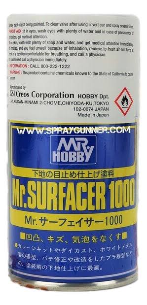 Mr. Hobby Mr. Surfacer 1000 Paint Spray - #505, 100ml