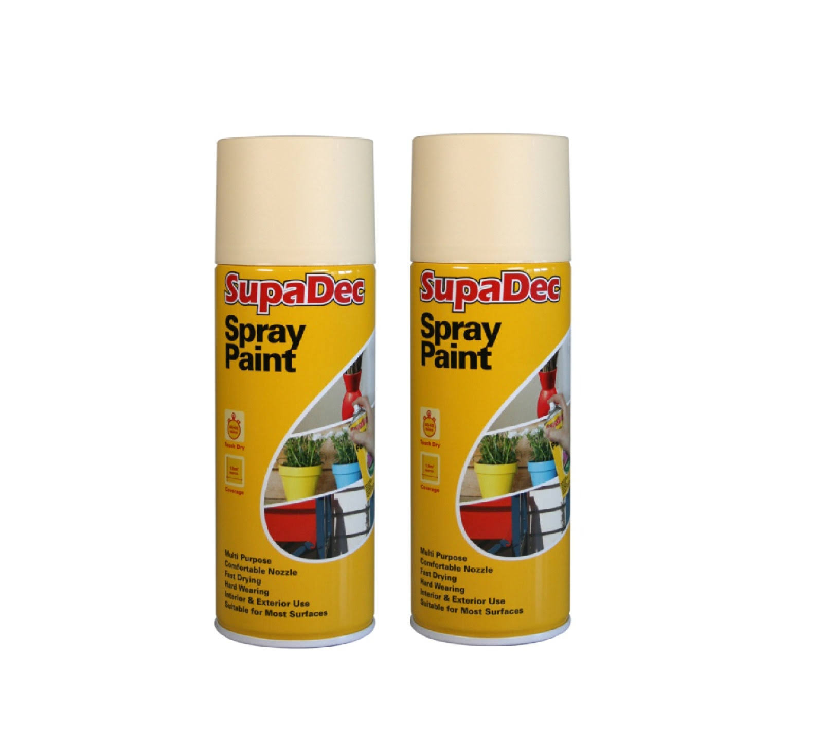 Supadec Spray Paint - Cream, 400ml