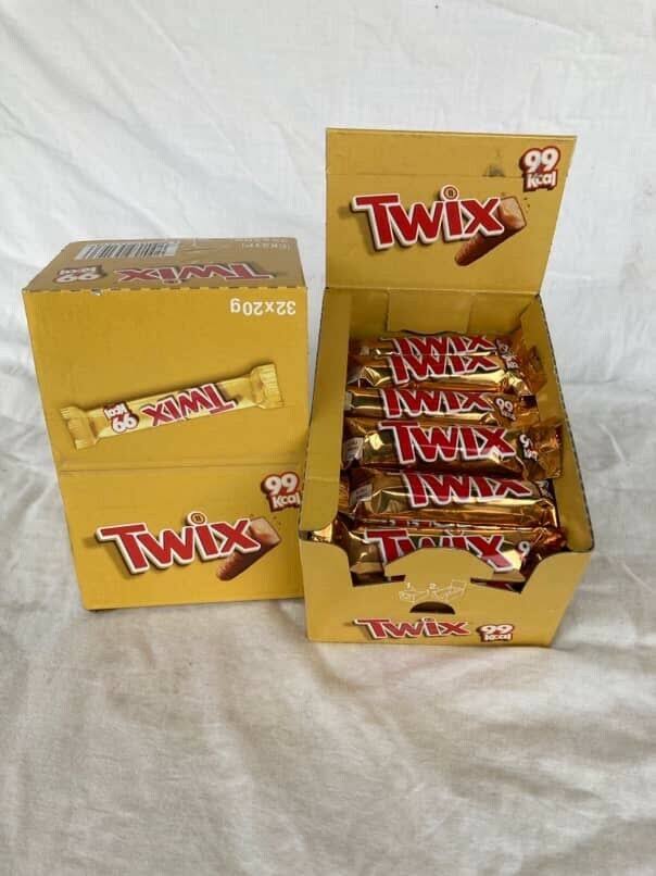 Twix Low Calorie Choc Bar 32 x 20g Delivered to Ireland