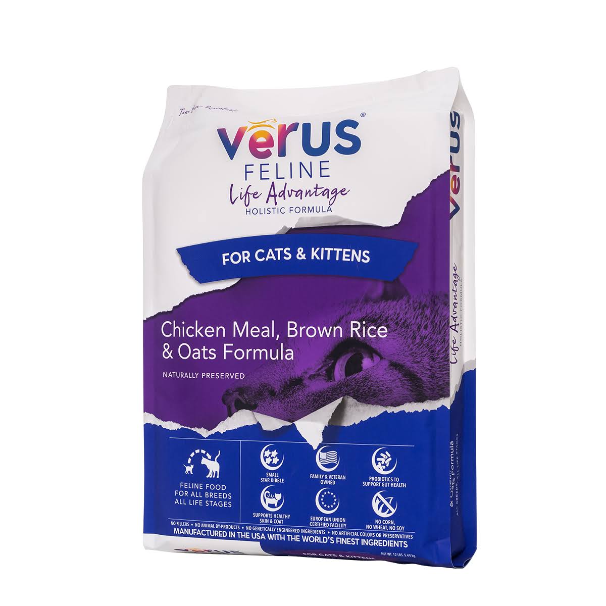VeRUS Feline Life Advantage Diet Chicken Meal and Brown Rice Formula Dry Cat Food