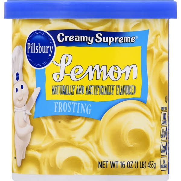 Pillsbury Frosting, Lemon, Creamy Supreme - 16 oz