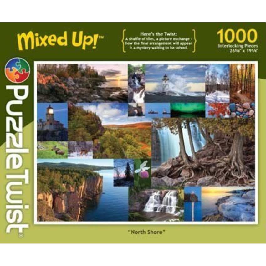 PuzzleTwist Mixed Up 1000 Piece Jigsaw Puzzle North Shore