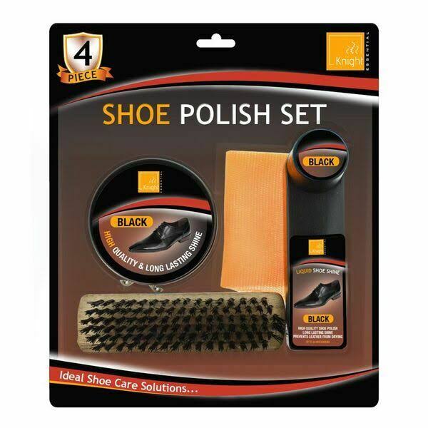 Knight Shoe Polish Set - 4 Pieces