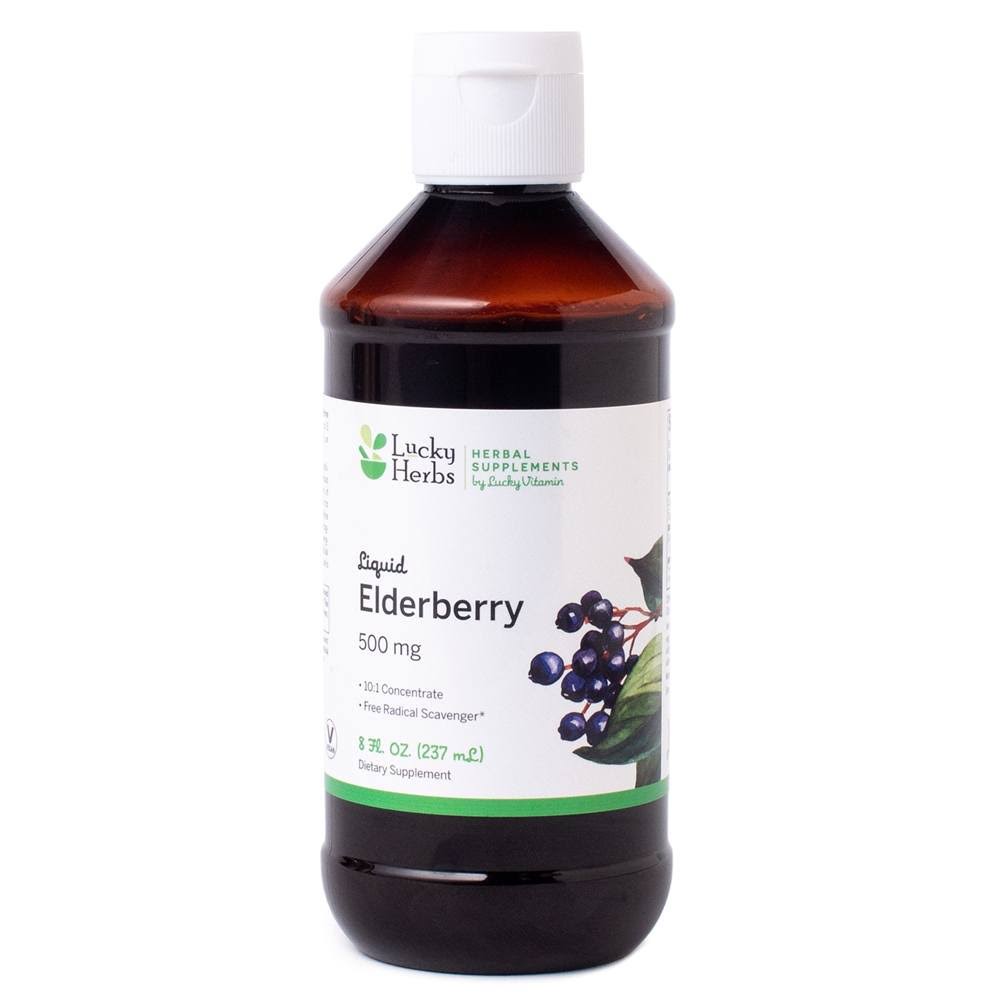 Liquid Black Elderberry 500 mg. - 8 fl. oz.