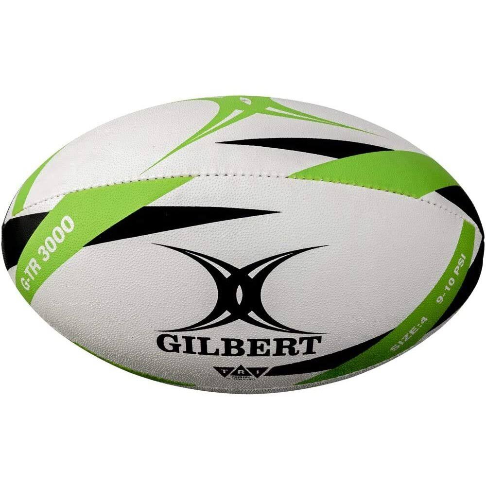 Gilbert Rugby Ball - White/Green