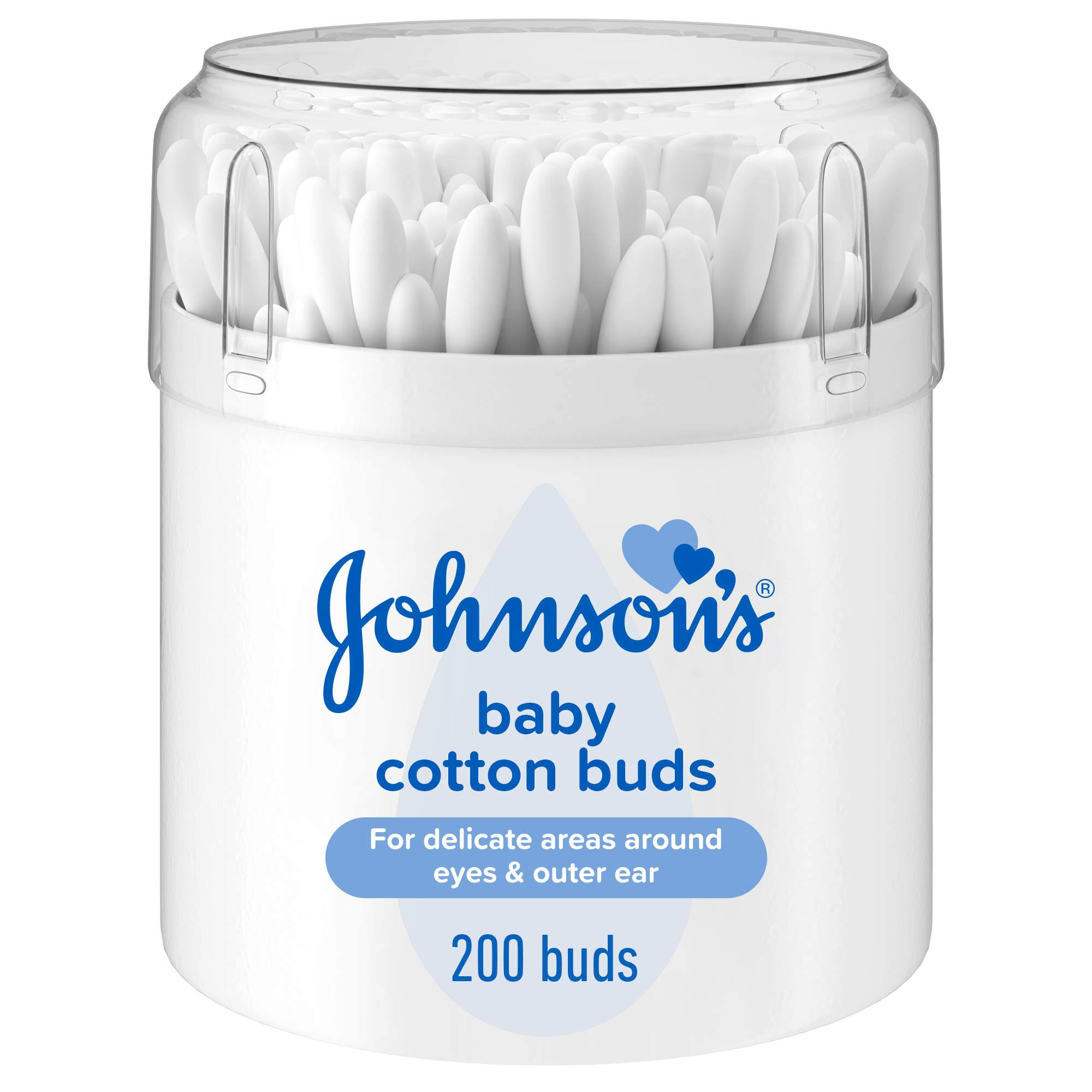 Johnson's Pure Cotton Buds, Pack of 200