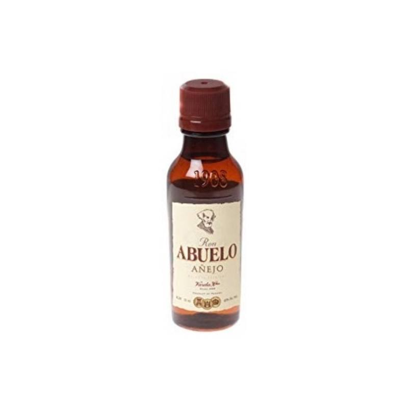Ron Abuelo Anejo Rum 12 Year Old Miniature - 5cl