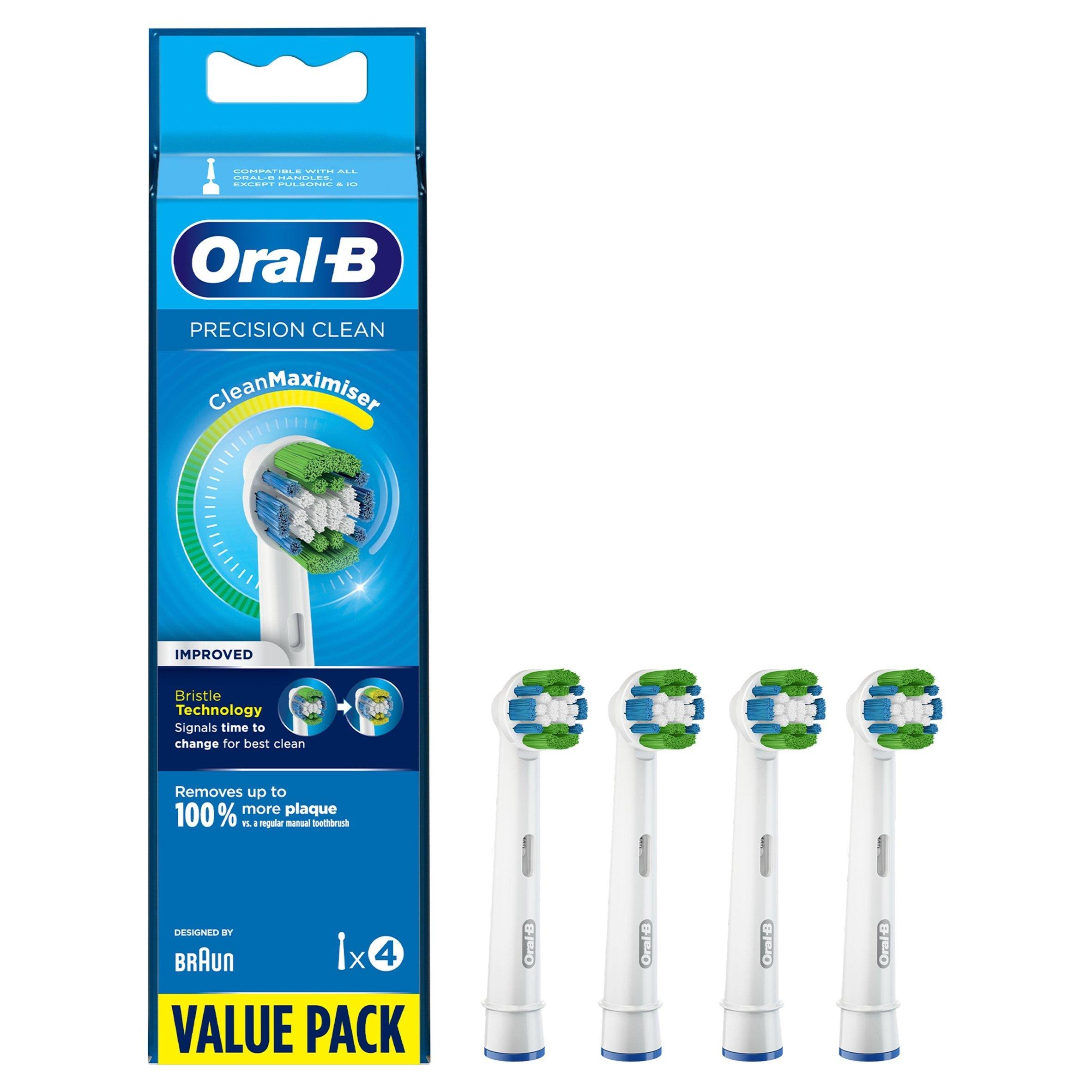 Oral-B Precision Clean Replacement Toothbrush Heads 4 Pack