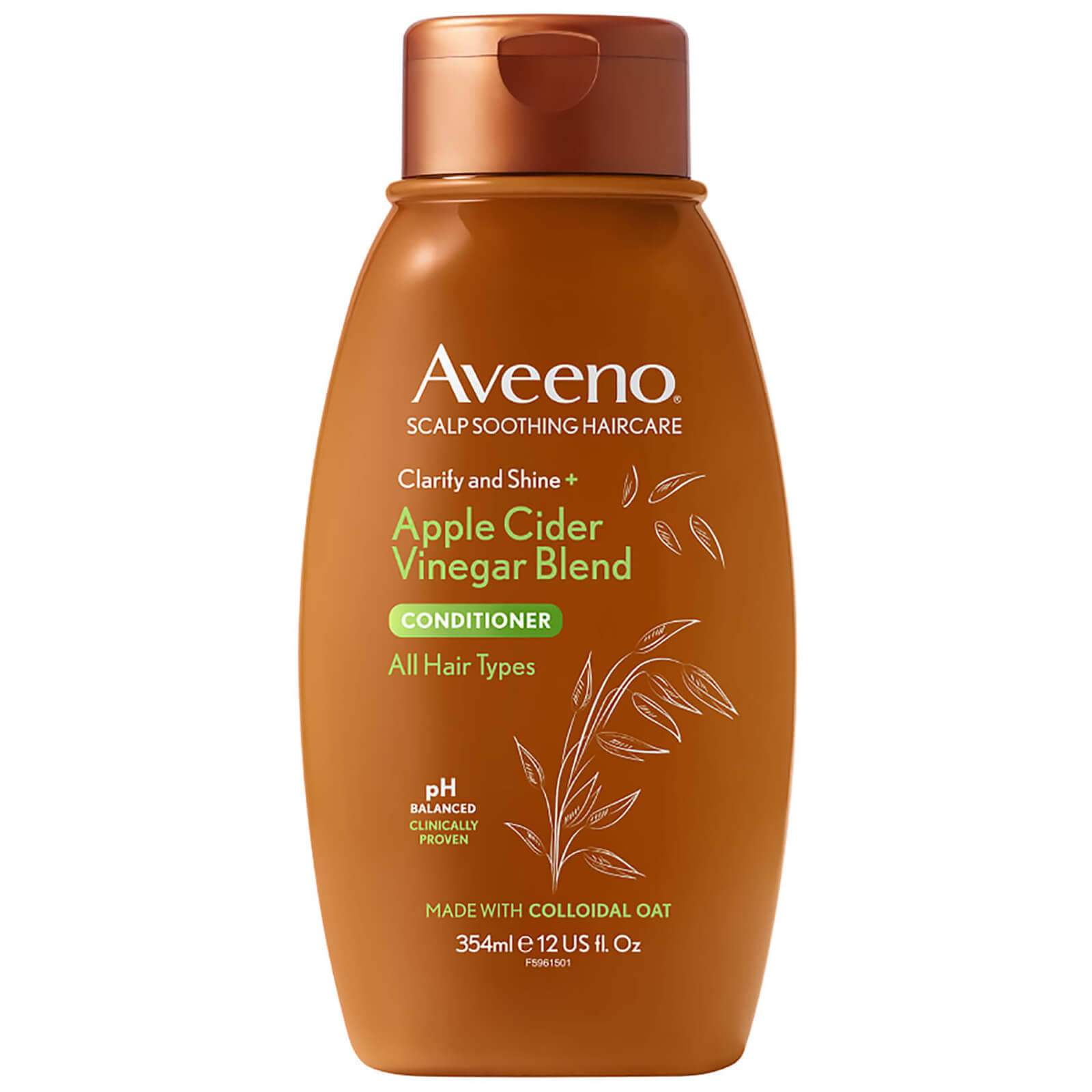 Aveeno Clarify and Shine Apple Cider Vinegar Conditioner 354ml
