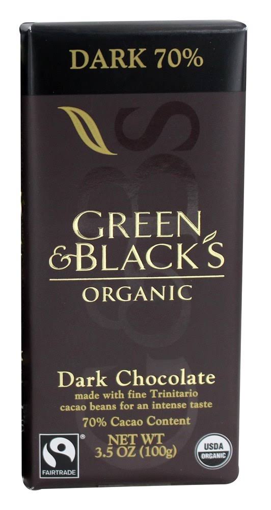 Green & Black's Organic Dark Chocolate Bar - 100g