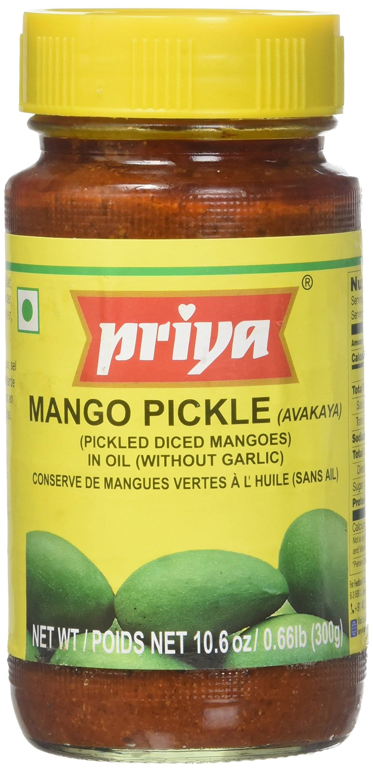 Priya Mango Pickle in Oil - 300g