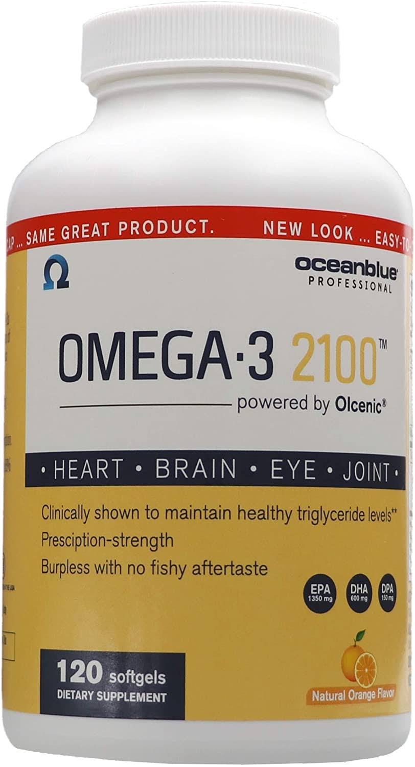 Oceanblue Professional Omega-3 2100 Natural Orange -- 120 Softgels