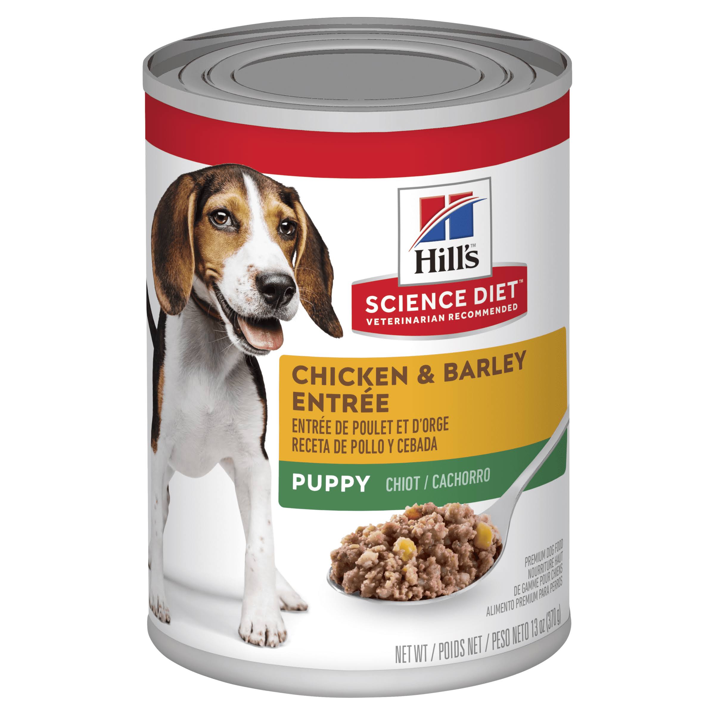 Hill's Science Diet Puppy Canned Dog Food - Chicken and Barley Entre, 13oz