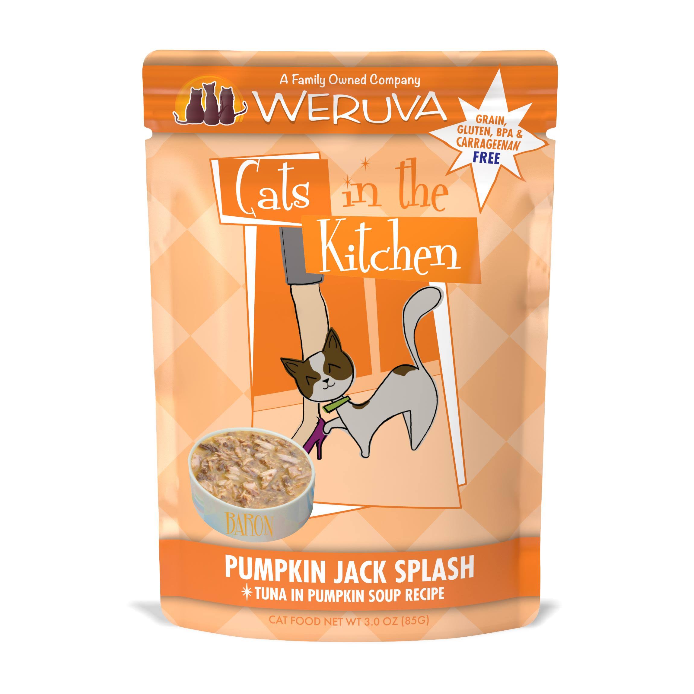 Cats in the Kitchen Pumpkin Jack Splash Pouch 3oz