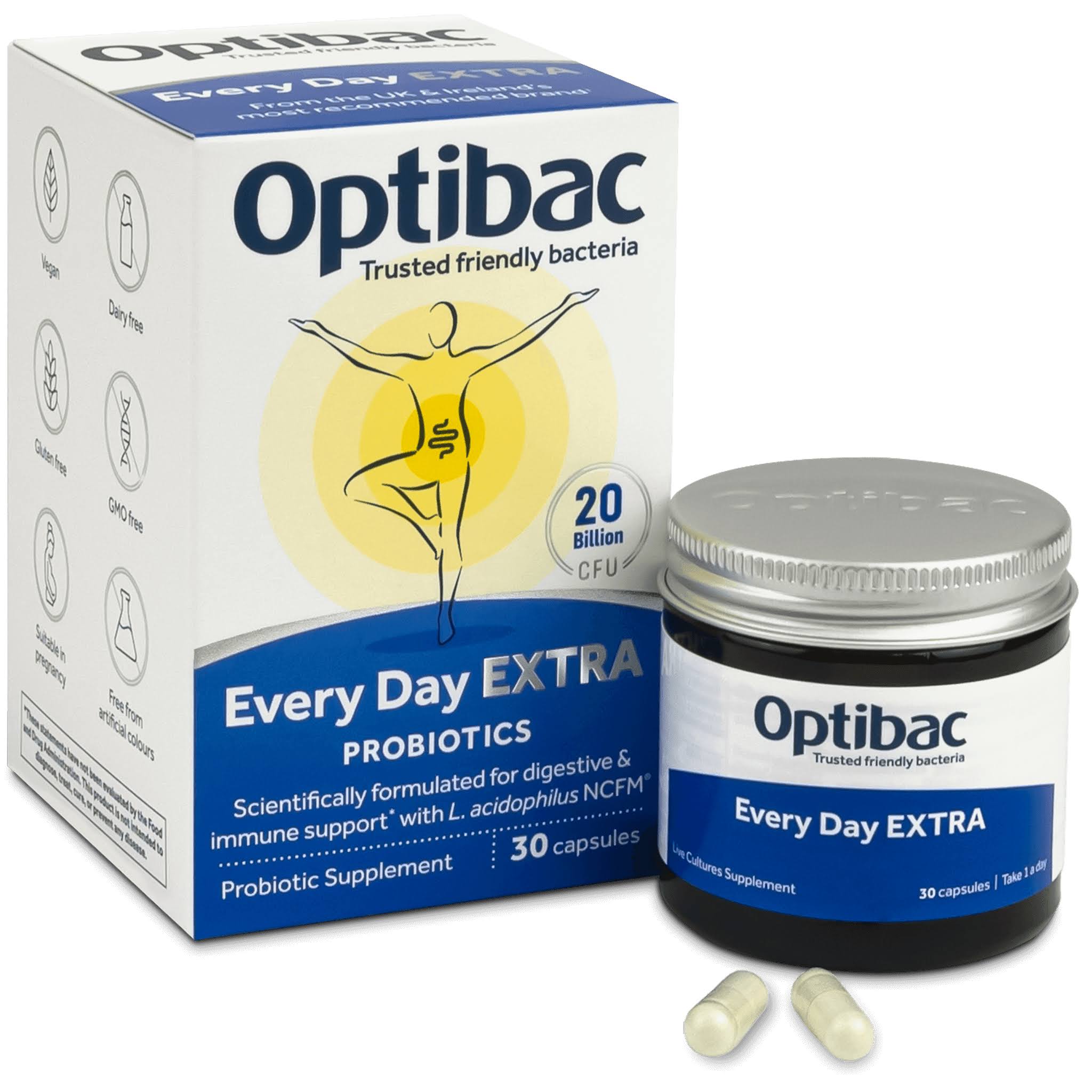 Optibac Probiotics for Daily Wellbeing - 30 Capsules