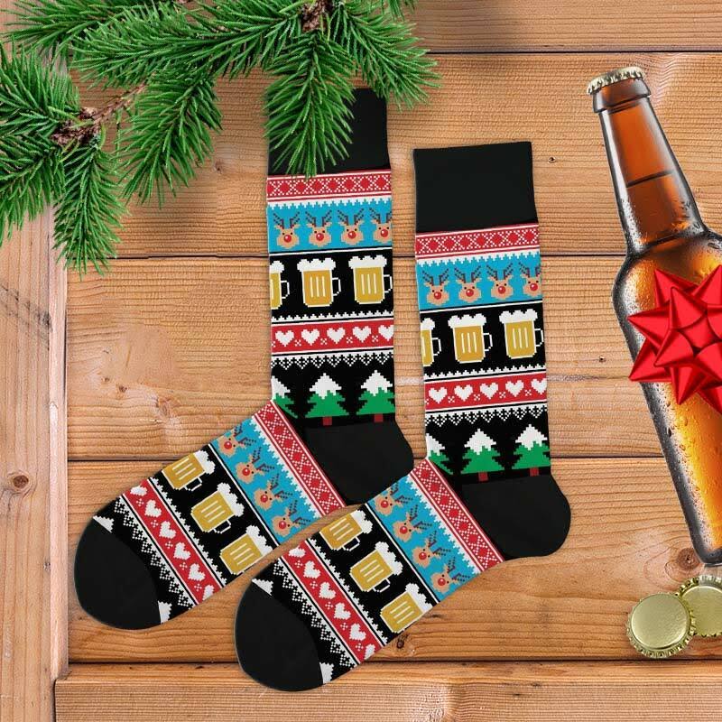 Christmas Beer Women's Socks Perpetual Kid