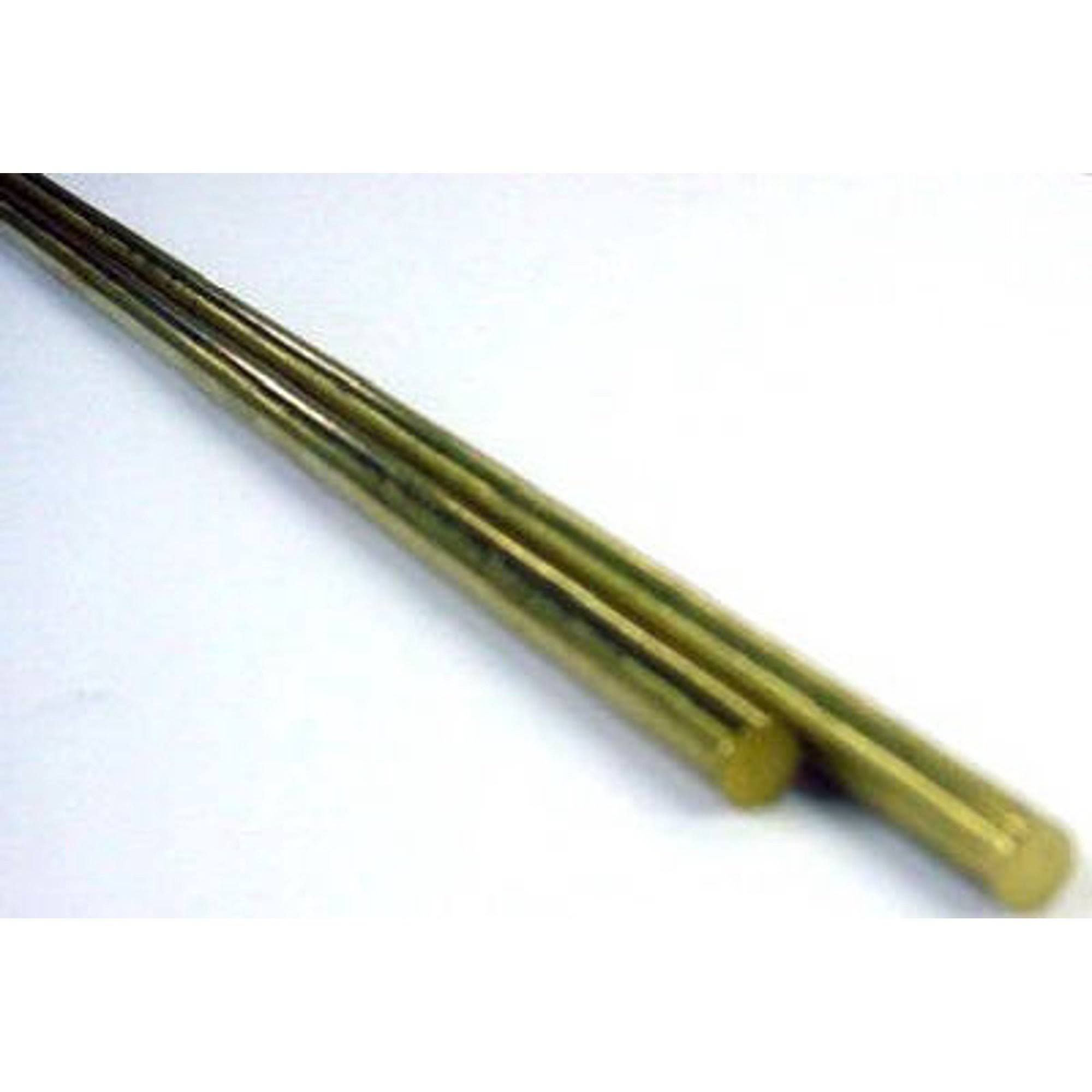 K&S KS8166 Brass Rod, Solid, 3/16" x 12"