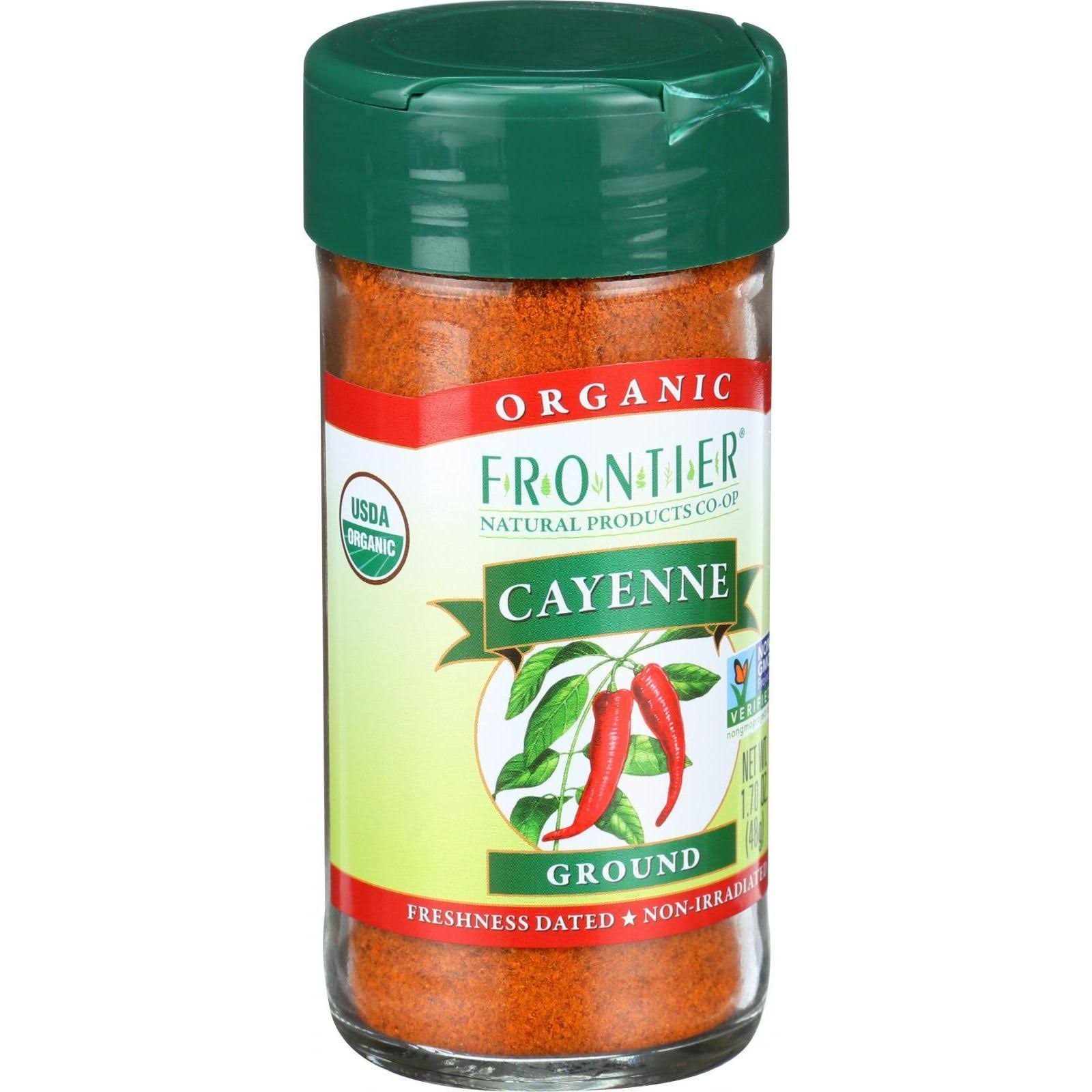 Frontier Co-Op Organic Cayenne Seasoning - 48g