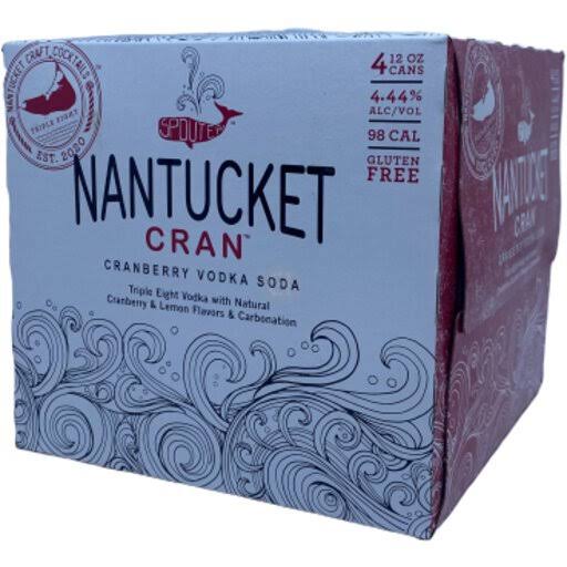 Nantucket Craft Cranberry 4 Pack Cans