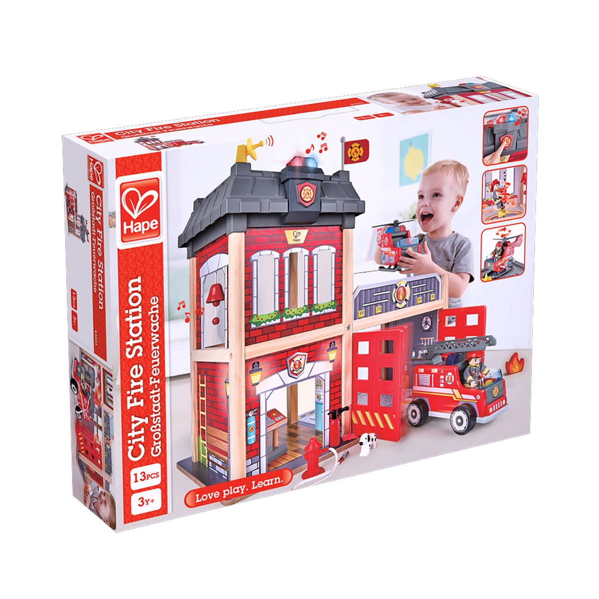 Hape Toys E3023 Fire Station Model Kit