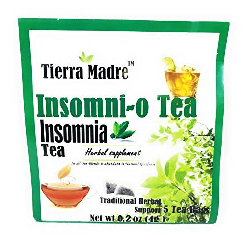 Tierra Madre Insomnio Traditional Herbal Support Tea - 5ct
