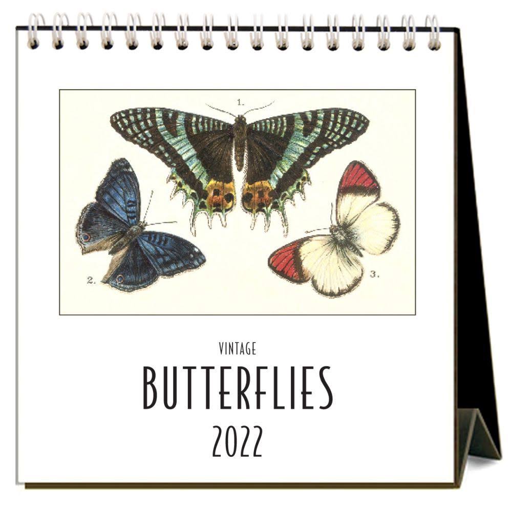 Butterflies - 2022 Desk Calendar
