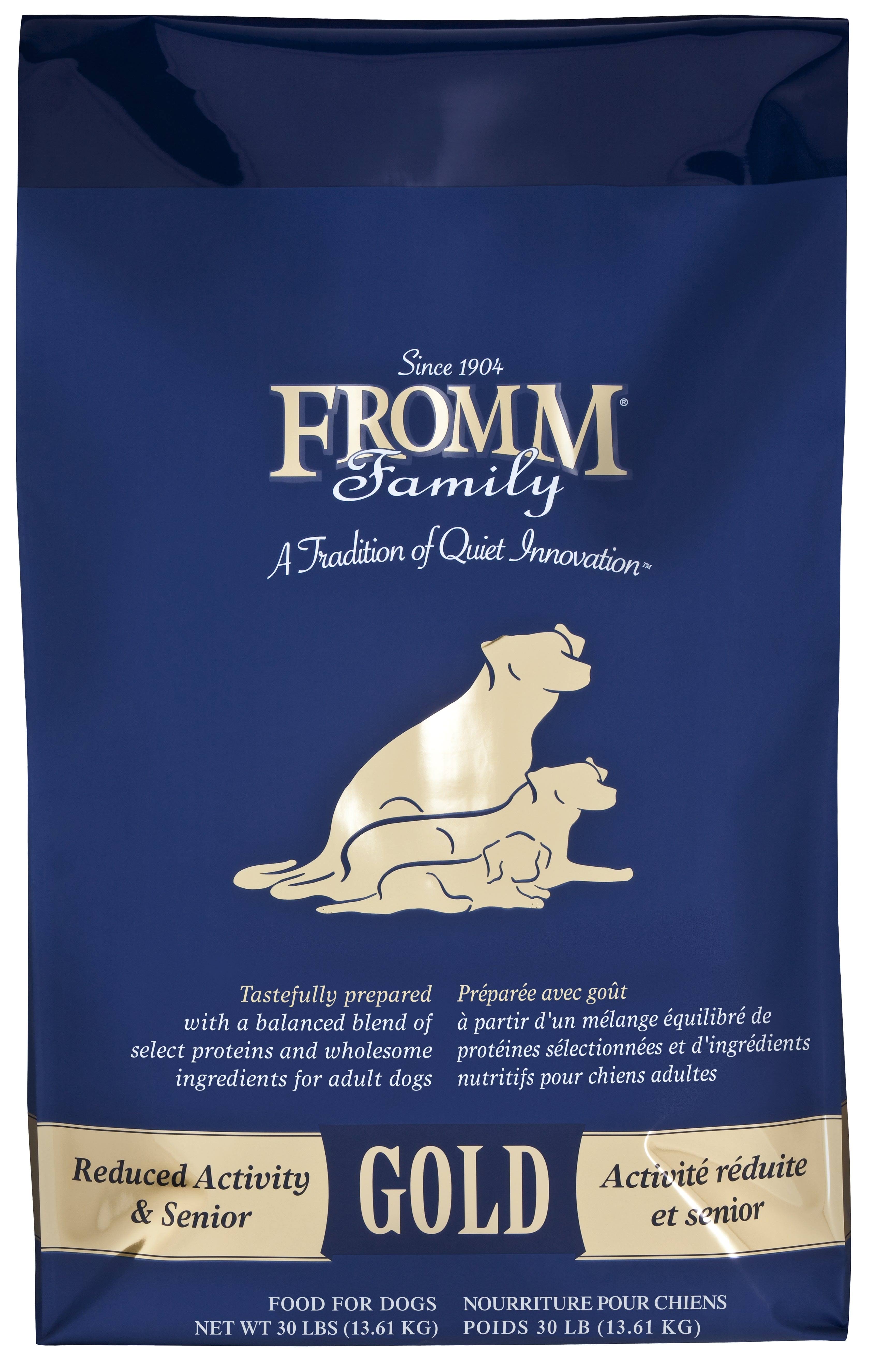 Fromm Gold Reduced Activity Senior Dry Dog Food / 30 lb