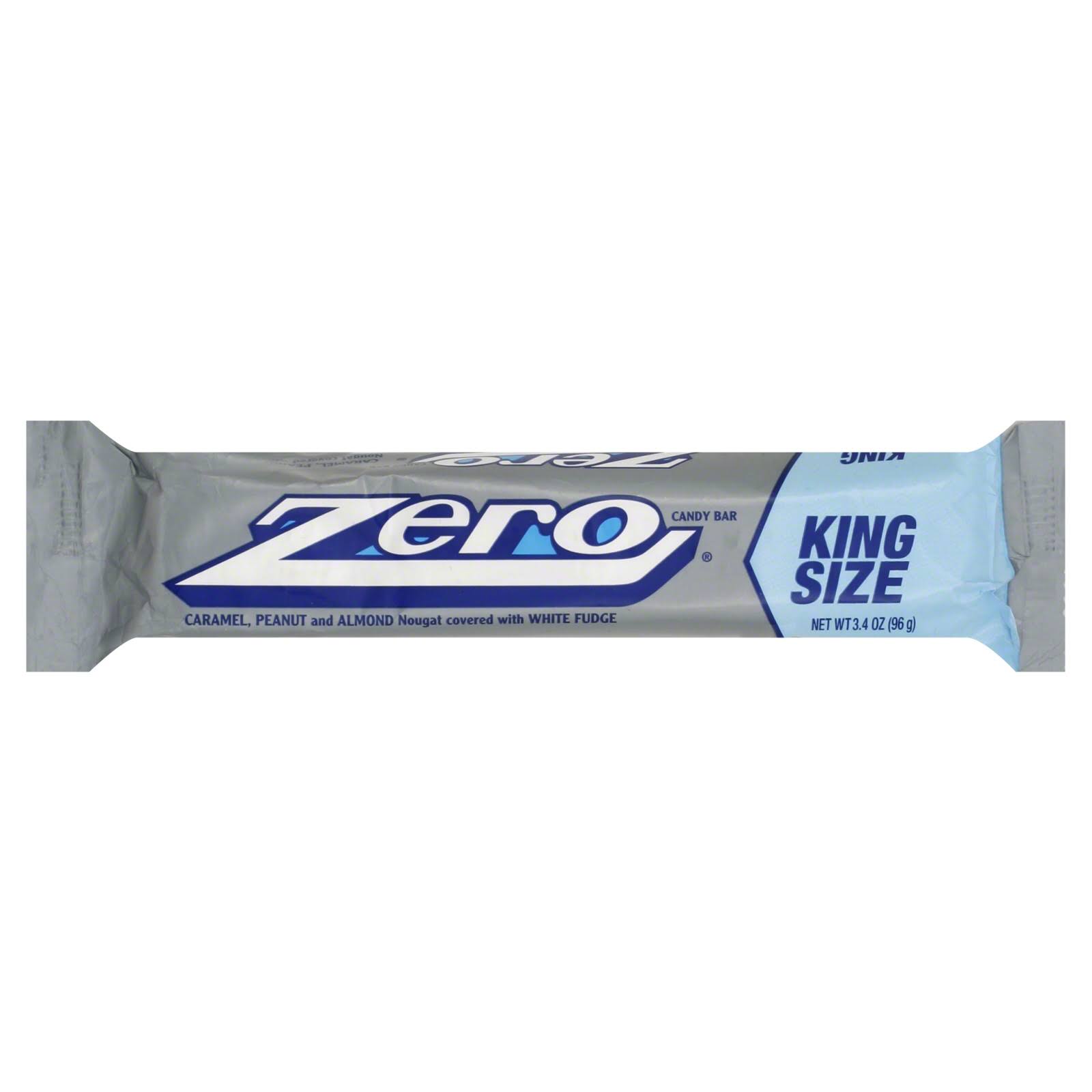 Zero Candy Bar - King Size, 3.4oz, Pack of 12