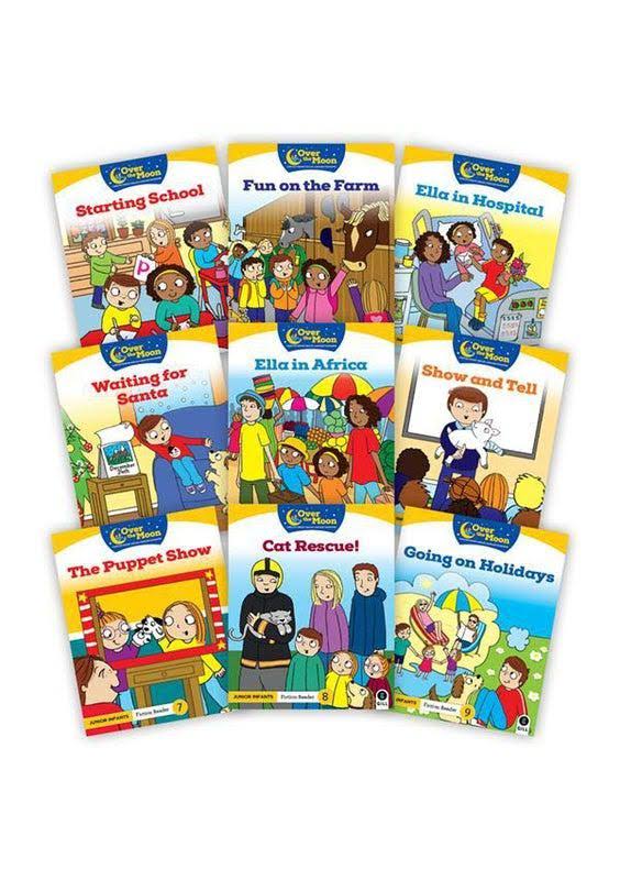 Gill & Macmillan Junior Infants Fiction Reader Pack of 9 Over The Moon