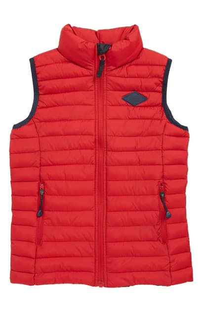 JOULES Crofton Packable Vest Red