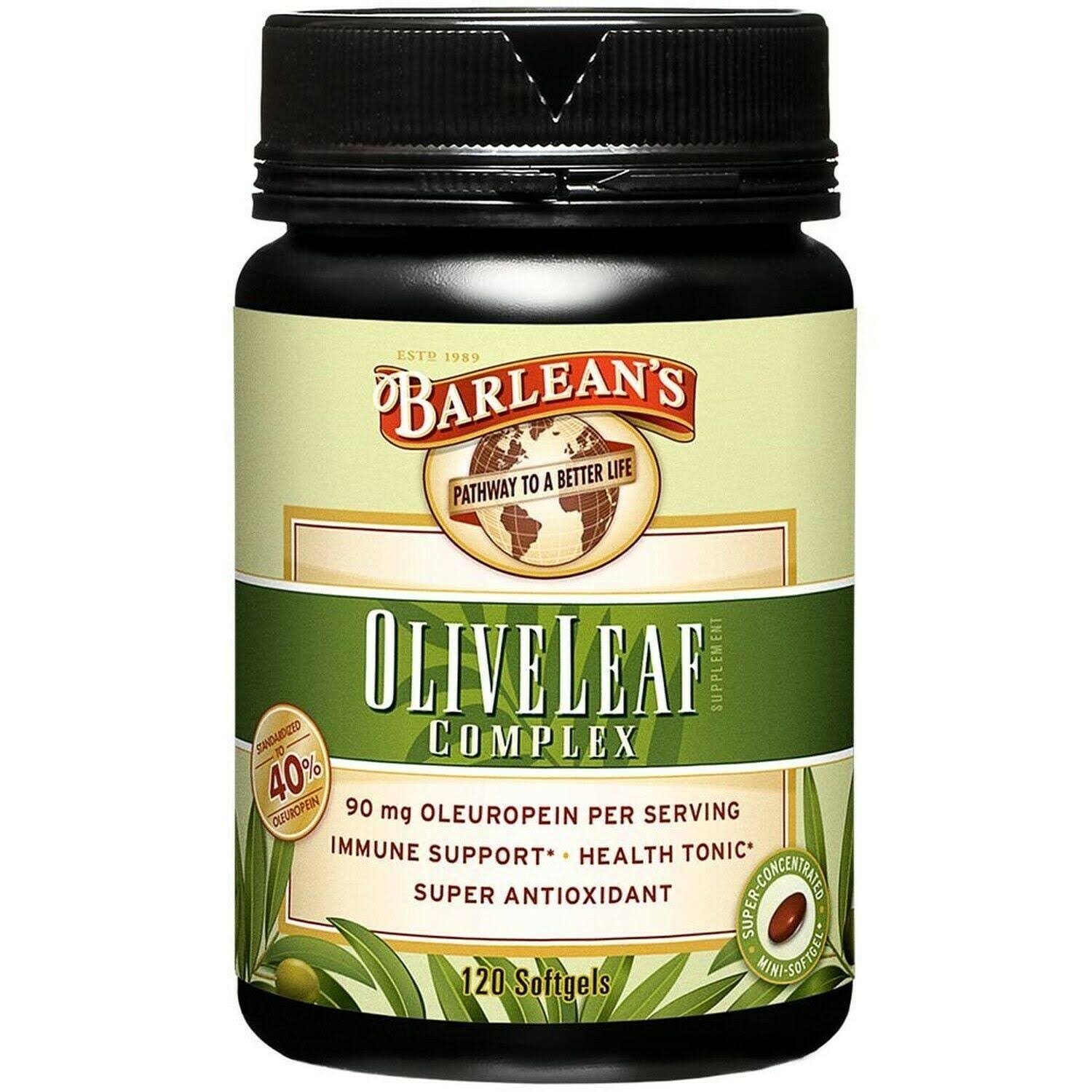 Barlean&s - Olive Leaf Complex - 120 Softgels