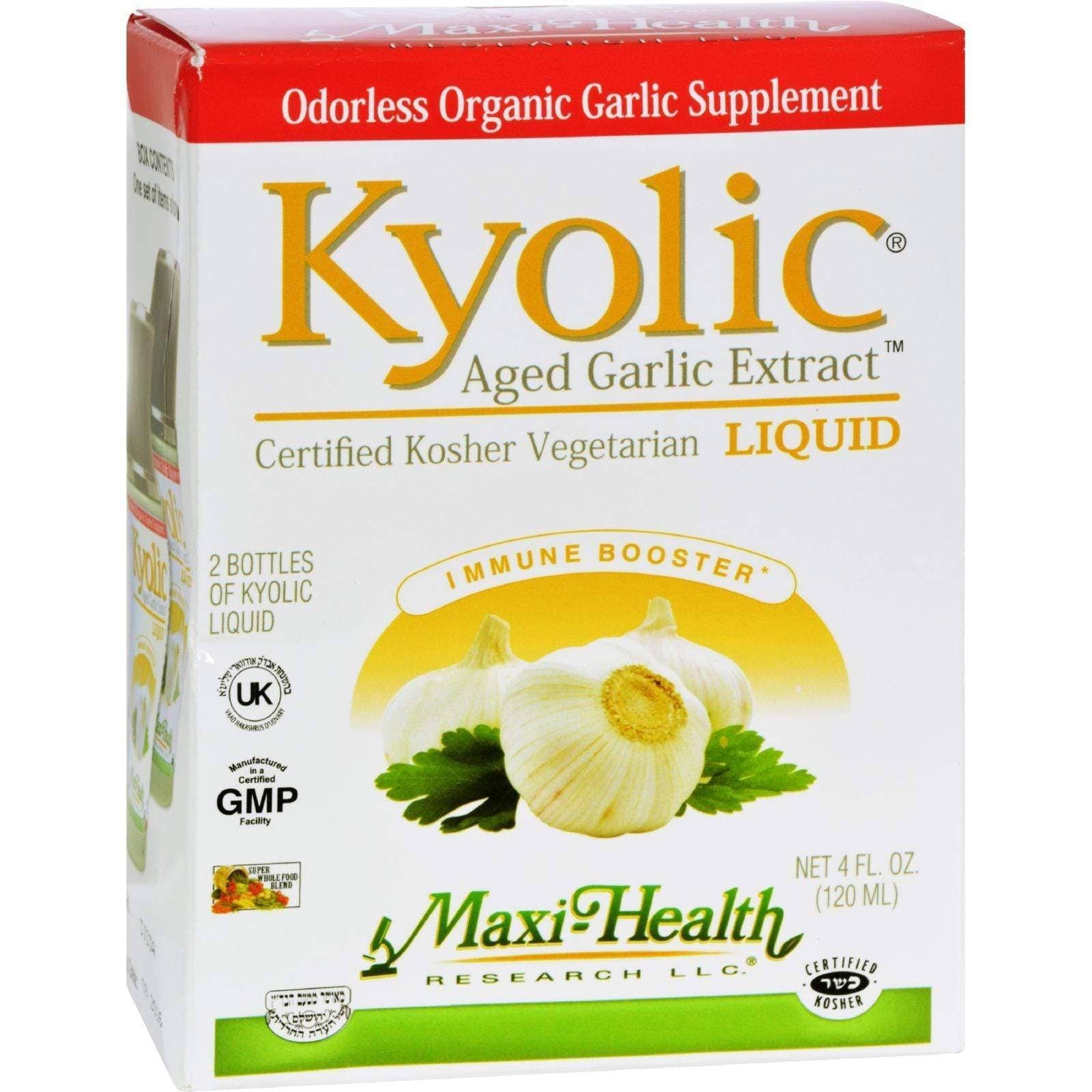 Maxi Health Liquid Kyolic Garlic Supplement - 60ml